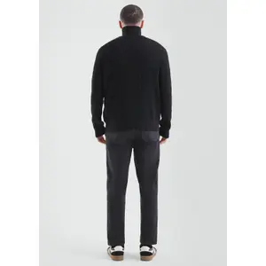 Ribbed Cashmere Sweater QS Regular Fit image-4