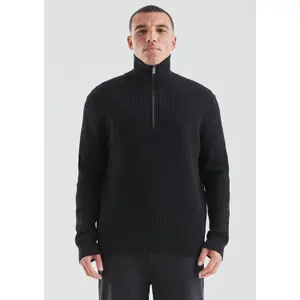 Ribbed Cashmere Sweater QS Regular Fit image-6