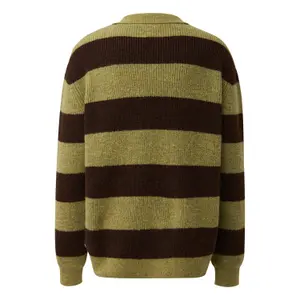 Thick Knit Polo Collar Sweater QS image-1