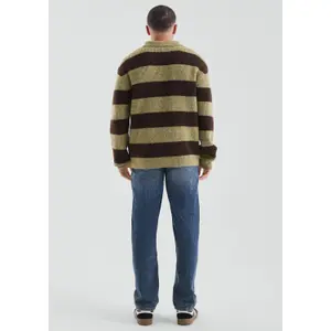 Thick Knit Polo Collar Sweater QS image-4