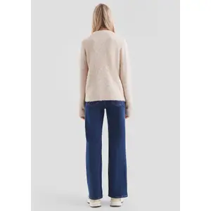 Women's High Neck Boucle Sweater QS image-4