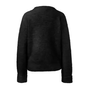 Women's High Neck Boucle Sweater QS image-1