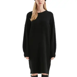Women's Knit Sweater Dress QS image-2