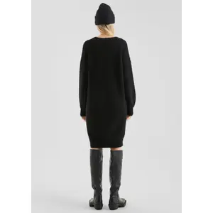 Women's Knit Sweater Dress QS image-4