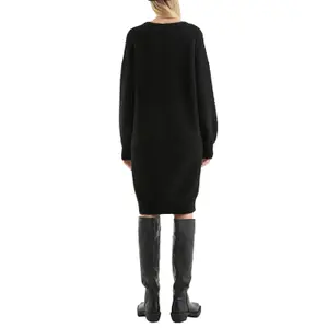 Women's Knit Sweater Dress QS image-5