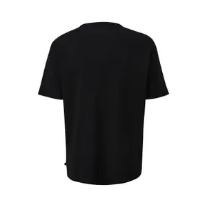 Round Neck T-shirt in Waffle Pique Jersey QS image-1