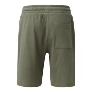Waffle Pique Fabric Shorts with Drawstring QS image-1