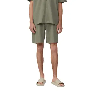 Waffle Pique Fabric Shorts with Drawstring QS image-2