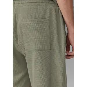 Waffle Pique Fabric Shorts with Drawstring QS image-3