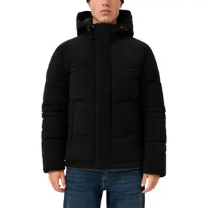 Velvet puffer jacket QS image-2