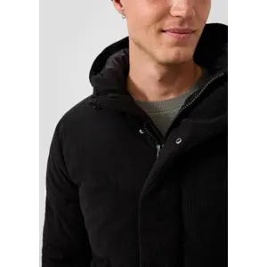 Velvet puffer jacket QS image-3