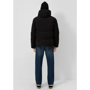 Velvet puffer jacket QS image-4