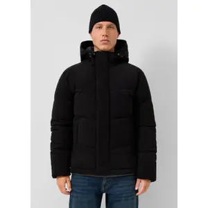 Velvet puffer jacket QS image-6