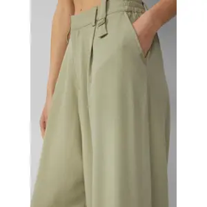 Vanessa Mai Collection Women's Ribbed Knit Flowing Trousers QS image-3