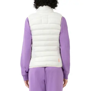 Sleeveless High Neck Puffer Jacket Women QS image-5
