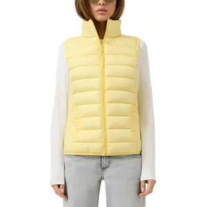 Sleeveless High Neck Puffer Jacket Women QS image-2