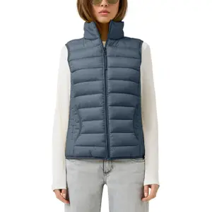 Sleeveless High Neck Puffer Jacket Women QS image-2