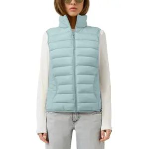 Sleeveless High Neck Puffer Jacket Women QS image-2