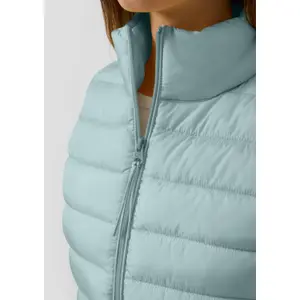 Sleeveless High Neck Puffer Jacket Women QS image-3