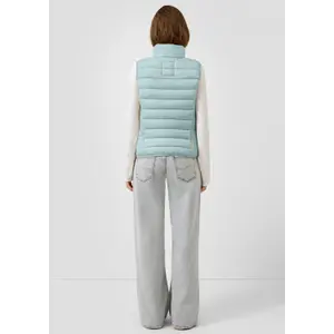 Sleeveless High Neck Puffer Jacket Women QS image-4