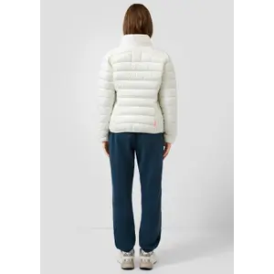 Women's high-neck puffer jacket QS image-4