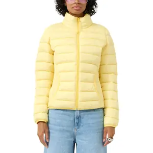 Women's high-neck puffer jacket QS image-2