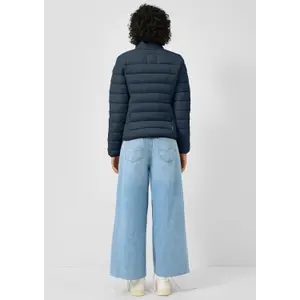 Women's high-neck puffer jacket QS image-4