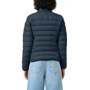 Women's high-neck puffer jacket QS image-5