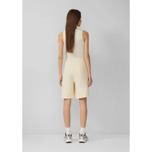 Women's Casual Fleece Bermuda QS image-4