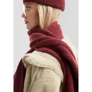 Women’s Ribbed Knit Scarf QS image-6