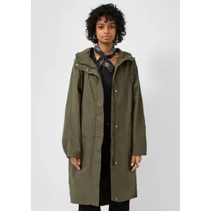 Women's Casual Cotton Parka QS image-6