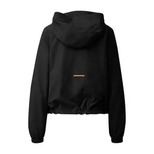 Women's Nylon Jacket with Adjustable Hem and Hood QS image-1