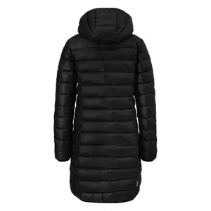 Women's Hooded Puffer Jacket with Zippered Pockets QS image-1