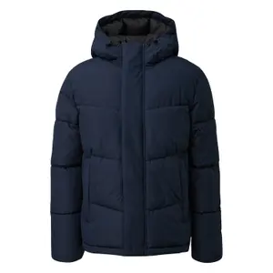 Lightweight Ribbed Puffer Jacket QS image-0