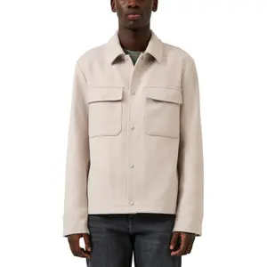 Mixed Wool Overshirt QS image-2