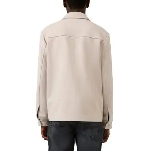 Mixed Wool Overshirt QS image-5