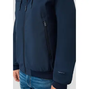 Softshell Jacket with Zipped Pockets and Hood QS image-3