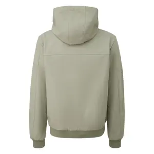 Softshell Jacket with Zipped Pockets and Hood QS image-1
