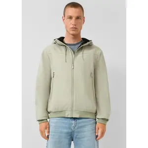 Softshell Jacket with Zipped Pockets and Hood QS image-6
