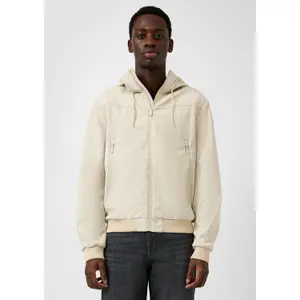 Softshell Jacket with Zipped Pockets and Hood QS image-6