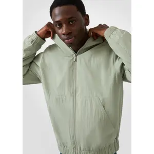 Compressible Hooded Lightweight Jacket QS image-3