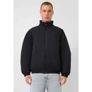 Printed Puffer Jacket QS image-2