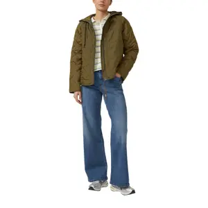 Women's Hoodie Jacket with Taffeta Lining and Drawstring QS image-4