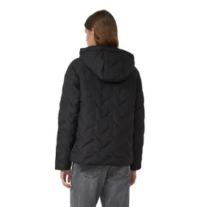 Women's Hoodie Jacket with Taffeta Lining and Drawstring QS image-3