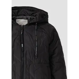 Women's Hoodie Jacket with Taffeta Lining and Drawstring QS image-5