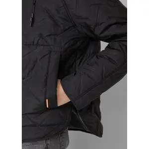 Women's Hoodie Jacket with Taffeta Lining and Drawstring QS image-6