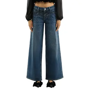 Women's wide leg jeans QS image-2