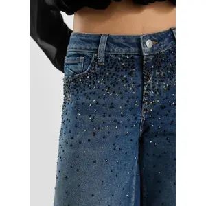 Women's wide leg jeans QS image-3