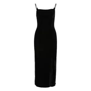 Velvet bodycon dress for women QS image-0