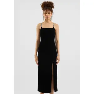 Velvet bodycon dress for women QS image-6
